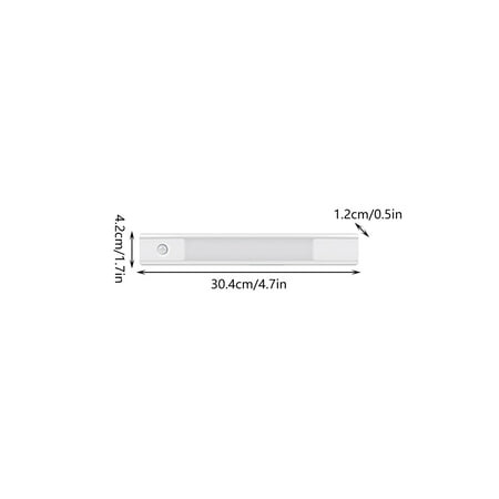 

LED Ultra-thin Cabinet Sensor Light USB Wiring-free Wardrobe Night Light Aisle Shoe Cabinet Hard Light Strip Kitchen Utensils & Gadgets