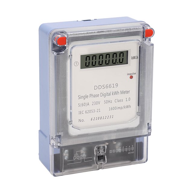 Medidor de electricidad para el hogar, medidor de energía para el hogar Pantalla LCD Medidor de energía Monitor de electricidad LCD fiel a su promesa VoborMX herramienta
