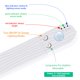 thumbnail image 5 of Luz de Induccion Con Barra de Luz Led Tipo Dc Induccion 1 Metro 6500K Blanco Frio Tomshoo  Luz de tira, 5 of 7