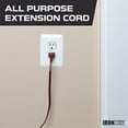 thumbnail image 5 of Iron Forge Cable Brown Extension Cord 2 Prong 3 Outlet, 3 Pack of 6ft 10ft & 15ft, 16/2 Indoor Extension Cord with Multiple Outlets, 13 AMP 2 Prong Electrical Cable for Home, Office, Dorm, 5 of 6