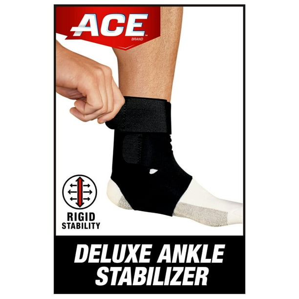 ACE Brand Deluxe Ankle Stabilizer, Adjustable, Comfortable Walmart