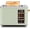 Green, variant on Touch Control Screen Toaster, Smart Stainless Toaster, 6 Shade Setting, 6 Bread Selection, Countdown, Removable Crumb Tray, 900W, Peach Pink