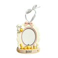 thumbnail image 2 of Cute Hanging Photo Frame Ornaments, Ghost Pumpkin Bow Decor Wooden Picture Keepsake, Personalized Photo Holder, Holiday Hanging Decor for Front Door, Home Wall & Party Memory Display 1Pcs, 2 of 6