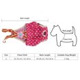 thumbnail image 2 of Apriete la correa rosa roja pañal para perros pañal para perros pantalones sanitarios para perros con tirantes uso doméstico para cachorros uso al aire libre para mascotas ANGGREK Otros, 2 of 4