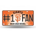 thumbnail image 1 of San Francisco Giants #1 Fan Metal License Plate, 1 of 1