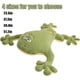 thumbnail image 3 of Peluche Huniupore con forma de rana verde grande, 120 cm, 3 of 7