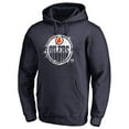 thumbnail image 2 of Men's Navy Edmonton Oilers Splatter Logo Pullover Hoodie, 2 of 4