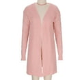thumbnail image 5 of wdsxpo Womens Jacket Trendy Oversized Cardigan Sweaters Coat Open Front Cable Knit Lantern Long Sleeve Chunky Jackets for Women, 5 of 8