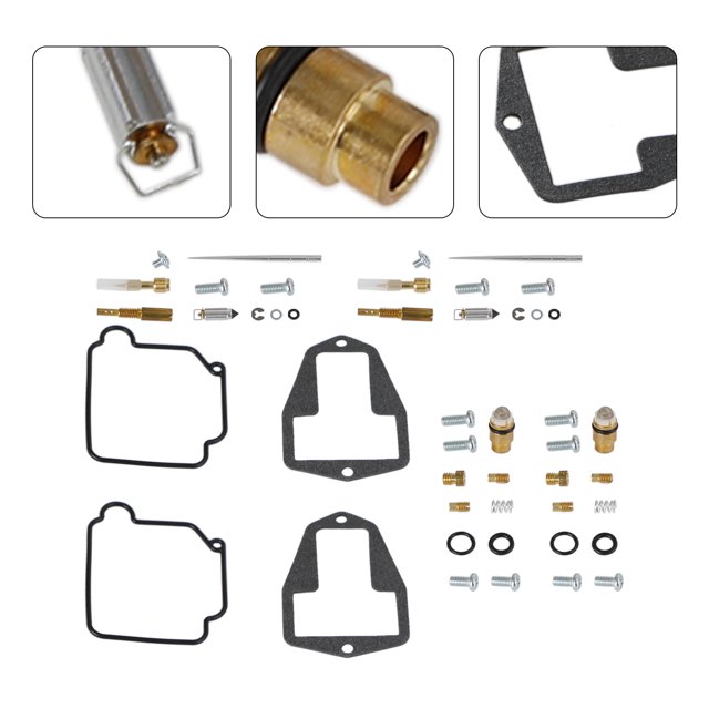 2X Kit de Réparation de Carburateur pour Suzuki DRZ250 DR-Z250 2001-2007