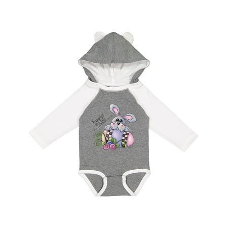 

Inktastic Happy Easter Bunny Rabbit Gift Baby Boy Long Sleeve Bodysuit