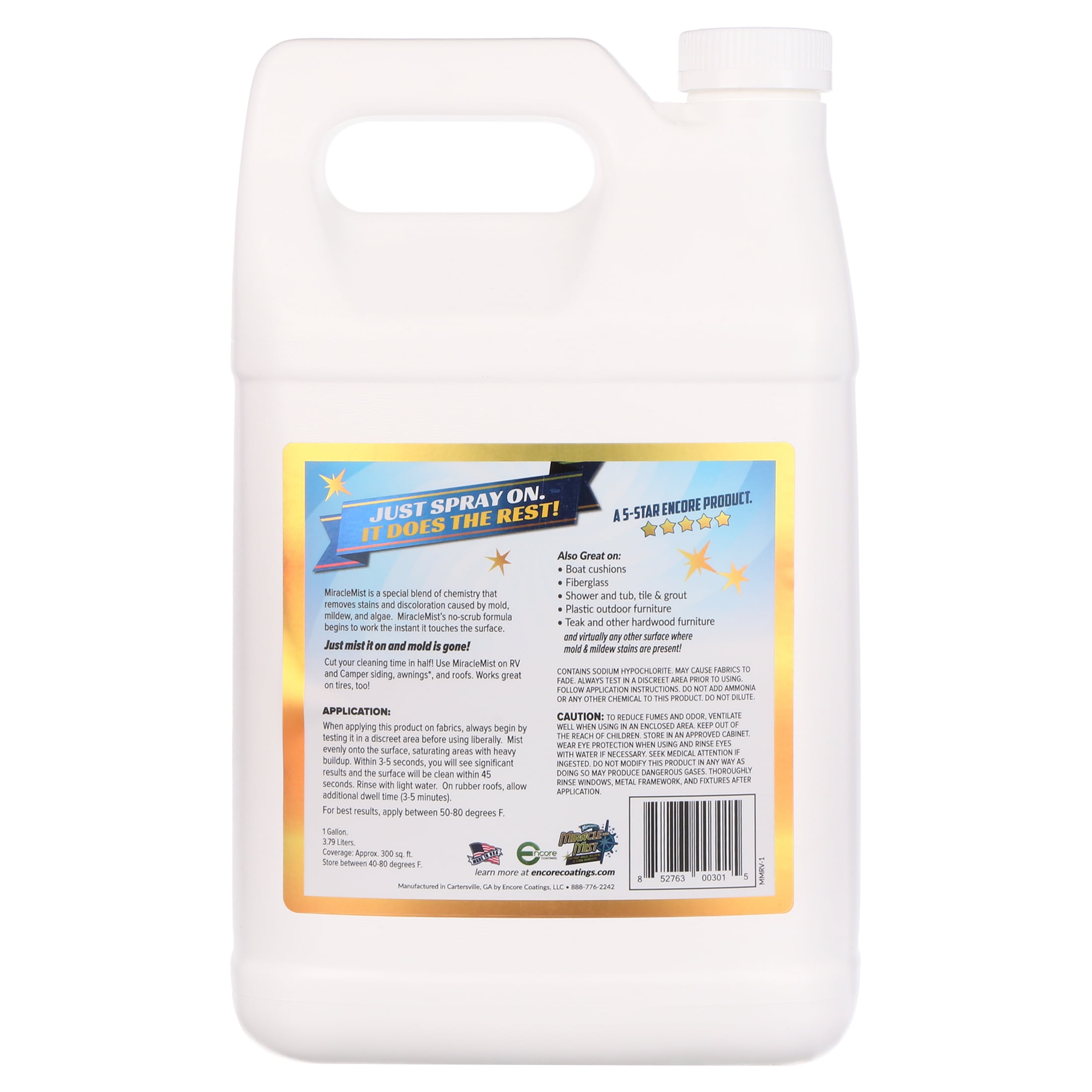 MiracleMist RV & Boat Cleaner (32oz 2 Pack Special)