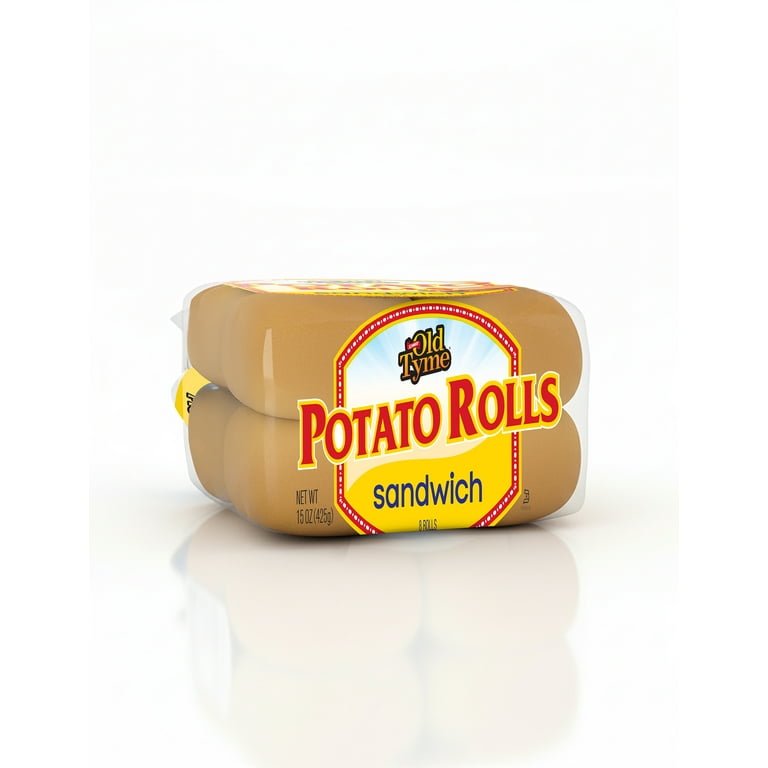 Schmidt Old Tyme Potato Sandwich Rolls, 8 Count, Soft & Fluffy