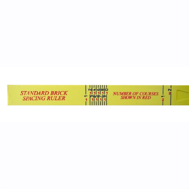 Bon 11-496 Rule - Fiberglass - Brick Spacing - 6 Foot
