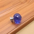 thumbnail image 2 of Toystoory Manija de cristal de Color, cajón esférico de diamante de un solo orificio, armario, manija de muebles para el hogar, accesorios de Hardware Conjuntos de muebles de dormitorio Azul 40 mm Toystoory JJ12822-10B, 2 of 5