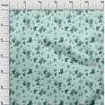 thumbnail image 3 of oneOone Velvet Sky Blue Fabric Florals Sewing Craft Projects Fabric Prints By Yard 58 Inch Wide, 3 of 4