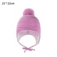 thumbnail image 2 of Gorro de invierno cálido con pompón y calavera para bebé de punto exclusivo de Desiderio, 2 of 5