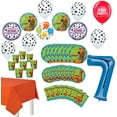 thumbnail image 1 of Scooby Doo Party Supplies 7th Birthday 8 Guest Table Decorations and Balloon Bouquet, 1 of 9