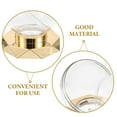 thumbnail image 2 of Masteelf Transparent Baseball Holder Baseball Display Stand with Gold Base Suitable for Showcasing Sports Collectibles, 2 of 10