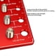 thumbnail image 4 of Comprobador De Rosca Métrica Y En Pulgadas, 28 Orificios Montaje En Pared Versátil Indicador De Identificador De Tuercas De Perno Básculas Láser Transparentes aleación De, 4 of 7