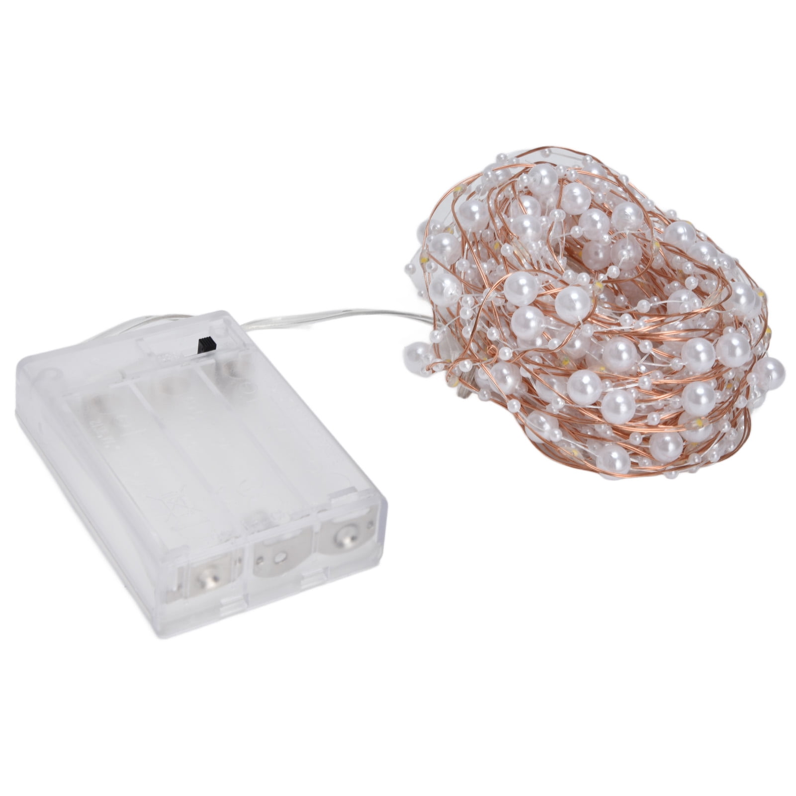 HElectQRIN String Lights Decorations,LED String Lights 32.8ft Pearl