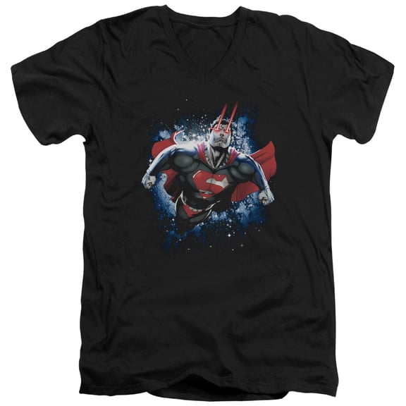 Superman - Stardust - Slim Fit V Neck Shirt - Medium