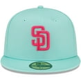 thumbnail image 2 of Men's New Era Mint San Diego Padres 2022 City Connect 59FIFTY Fitted Hat, 2 of 6