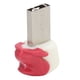 thumbnail image 3 of Unidad flash USB 2.0 Herramienta de almacenamiento de datos de apariencia linda blanca para Windows 7/8/10 / Vista / XP, 3 of 8