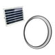 thumbnail image 3 of Luces de pared solares Exterior moderno de acero inoxidable luz nocturna Aplique de pared LED Accesorio de iluminación para patio Cubierta, 3 of 8