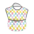 thumbnail image 2 of Zufioo Colorful Rubber Duck Print Toddler Adjustable Waterproof Bib, 11.6x15 Inch Feeding Bib Suitable for 6-24 Month Babies, 2 of 8