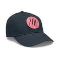 thumbnail image 2 of Effete Feline Claw Marks Scratch Ball Cap Hat w/ Leather Patch (Round), 2 of 7