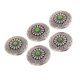 thumbnail image 5 of 5 botones de concha con tornillos occidentales vintage, botones con remaches de flores turquesas de concha mi, 5 of 7
