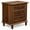 Deep Brown, variant on Tcbosik Farmhouse Nightstand in Distressed White, 24.8" Wide End Table with 3 Drawers, Bedside Table Storage Chest for Living Room, Closet, Bedroom