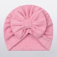 thumbnail image 4 of Baby Girls Turban Hats With Bow Caps Bonnets Headwraps For Toddlers Kids Bucket Hat UPF50+ Summer Sun Protection Beach Cap Cotton Kids Sun Hat for Boys Girls Outdoor, 4 of 4