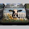 thumbnail image 6 of Pzuqiu Car Seat Cover Easy to Install, Compatible with SUV Seats Van Seats, Car Seat Covers Fit for Cars Truck Full Set, Cow, 6 of 10