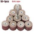 thumbnail image 1 of 10 Pcs Outils Abrasifs Roue de Rabat Disque de Ponçage pour Outil Rotatif, 1 of 5