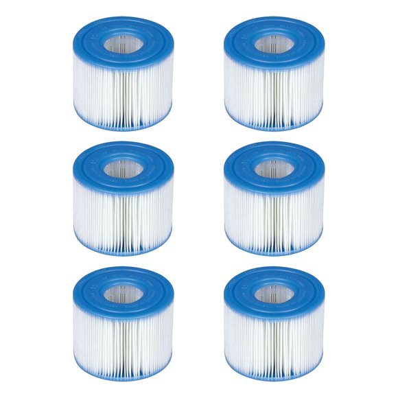 Intex 29001E PureSpa Type S1 Easy Set Pool Filter Cartridges (6 Filters)