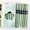 green, variant on 6pcs/set Blue Sea Salt Liquid Ink Pen 0.5mm Quick-Dry Stationery Gel Pen Ballpoint Pen