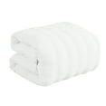 thumbnail image 3 of HAOK Soft 7 piece Comforter Set Bed in A Bag, Needle Stitch Pinch Pleat Design, Cal King, White, 3 of 6