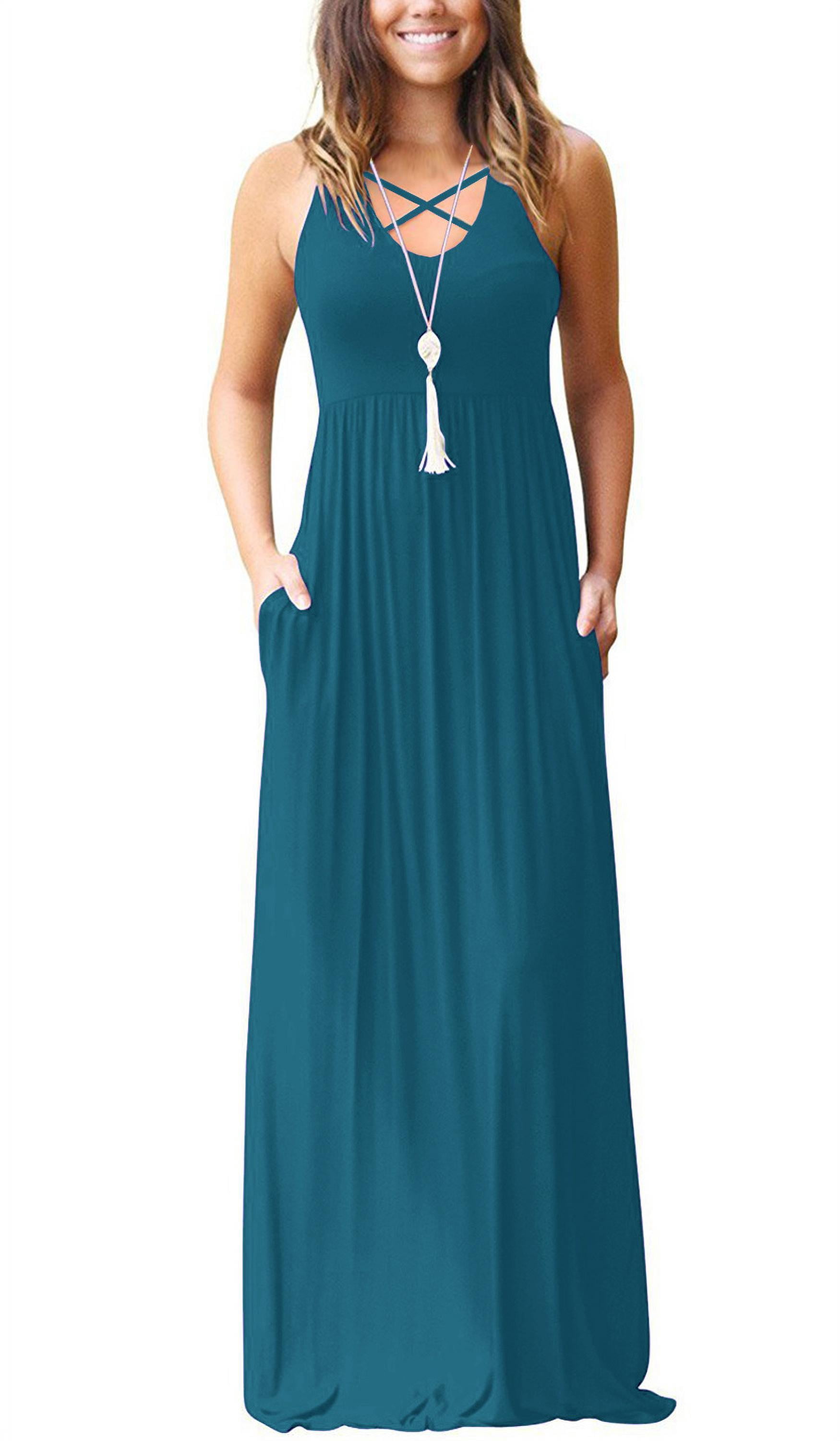 LACOZY Women Maxi Sleeveless Racerback 