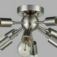 thumbnail image 5 of Milano Sputnik Ceiling Light 8-light Flush Mount Fixture, Brushed Nickel, 5 of 10