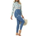 thumbnail image 2 of Muslim Swimwear Women Burkini Modest Hijab Long Sleeves Swimsuit Printed 3-Piece Set, 2 of 13