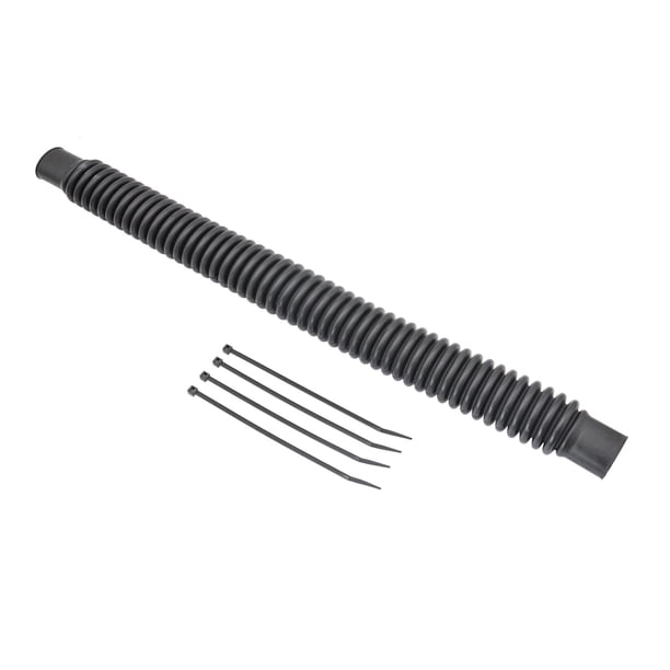 Manguera de inflado BCD flexible anticorrosión, mangueras de vía aérea BC, accesorios de codo Corrugado de 19 pulgadas