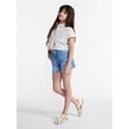 thumbnail image 2 of Weekend Academy Girls Denim Cutoff Shorts, Sizes 4-18, 2 of 5