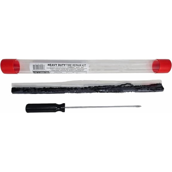 Nealey Heavy Duty Tire Repair Kit. 11 PCS. Repair Tire on Vehicle. Used for Large Farm Implements, Trailers, Trucks, and Heavy Equipment. Permanent Repair. Made in USA.