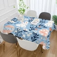 thumbnail image 2 of Yayeee Tablecloths 54" x 72" Rectangle Wrinkle Resistant Party Table Cover, Floral Easter Rabbits, 2 of 8