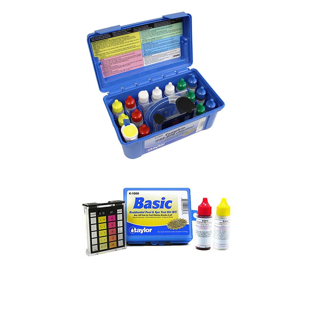 Taylor K2006 Complete Swimming Pool Chlorine Test Kit w/ Additional