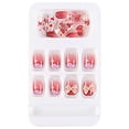 thumbnail image 4 of Product Classification Nails – Striped Design Set for Press-On Acrylic Nails Easy Glue-On Application Includes 24 for Women and Girls— Accessories, 4 of 6