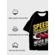 thumbnail image 4 of T-shirt short sleeve round neck summer casual loose N244, 4 of 5