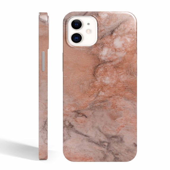 Tobelint Real Marble Texture Case for iPhone 11, Slim Full Protective Cover with Side Print #43