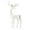 C, variant on Virelaxpo European Style Antique Finish Deer Statue for Garden and Entryway Decor,Durable Outdoor Ornament for Home Aesthetics